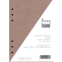 Calendar Filling A5 Blanco Paperboard Brown. 6 Rings (1 pc) [BOP-A5BBR]