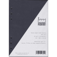 Calendar Filling A5 Blanco Paperboard Black. 6 Rings (1 pc) [BOP-A5BBK]