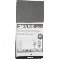 Cera-Mix Standard Casting Plaster, 1 kg, light grey [HOB-786500]