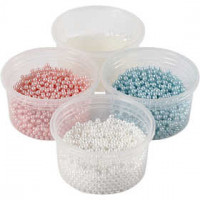 Pearl Clay®, 3x25 g, 38 g, 1 set, light blue, off-white, light red [HOB-78725]