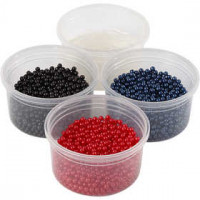 Pearl Clay®, 3x25 g, 38 g, 1 set, blue, red, black [HOB-78727]