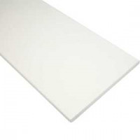 Melamine Shelf, L: 398 mm, depth 200 mm, 1pc, thickness 16 mm