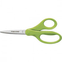 School Scissors, L: 18 cm, asstd colours, right-handed, 12mixed