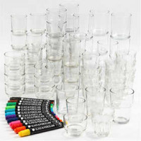 Candle Light Holders,  72 pc, 1set [HOB-97418]