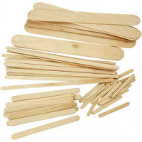 Ice Lolly Sticks, L: 5.5-20 cm, W: 6-25 mm, 4250 pcs [HOB-99806]