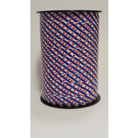 Curling Ribbon Hearts Red, White Blue 10mm x 225 meter (1 roll) [HV-FRH10]