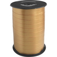 Curling Ribbon Kraftlook Gold 10mm x 225 meter (1 roll) [HV-PL10GO]