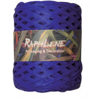 Raffia Synthetic dark Blue - Roll of 200 meters (1 roll) [HV-RAFDB]