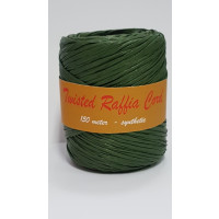 Raffia Cord Twisted Green 150 meter (1 roll) [HV-RAFG]