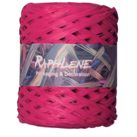 Raffia Synthetic Hot Pink - Roll of 200 meters (1 roll) [HV-RAFHP]