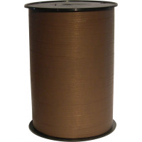 Curling Ribbon Paperlene Crepon Brown 7.5mm x 250 meter (1 roll) [HV-PAO7BR]