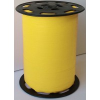 Curling Ribbon Paperlene Crepon Yellow 7.5mm x 250 meter (1 roll) [HV-PAO7Y]