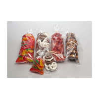 Plastic Bags 7.6x30.5cm Clear Polypropylene (100 pieces) [FP2312]