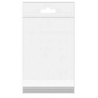 Headerbags 16x23cm Reclosable and Crystal Clear (100 pieces) [HB1623]