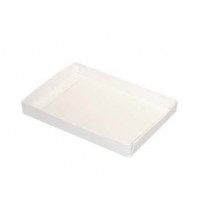 Kraft Gift Boxes White 13.7x2.5x19.1cm (25 pieces) [WH15]