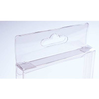 Plastic Gift Boxes 9.5x1.6x13.2cm with Hanger part (25 pieces) [HFB10]