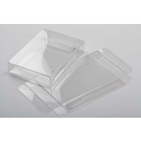 Plastic Gift Boxes 7x1.6x9.5cm Crystal Clear (25 pieces) [FB92]