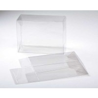Plastic Gift Boxes 13.7x7.6x18.7cm Crystal Clear with Autolock Bottom (25 pieces) [PLB67]