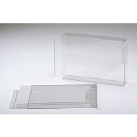Plastic Gift Boxes 13.7x3.8x18.7cm Crystal Clear with Autolock Bottom (25 pieces) [PLB72]