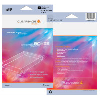 Plastic Gift Boxes - Set of 5 pieces FPB119 - 13.7x1.6x18.7cm (100 pieces) [RSBA7]