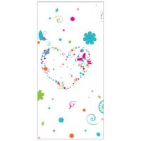 Printed Bags Butterflies 10.2x6.4x24.13cm with side gusset (100 pieces) [CG4BF]