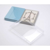 Plastic Gift Boxes 18.7x1.6x26.8cm Crystal Clear (25 pieces) [FB183]