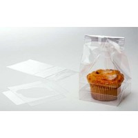 Bags Set for Jumbo Cupcakes 10.2x10.2x22.8cm (100 pieces) [CBG3]