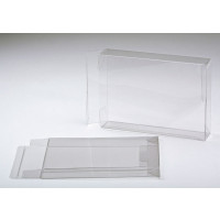 Plastic Gift Boxes 7.9x1.6x11.4cm Crystal Clear (25 pieces) [FB250]