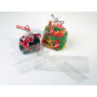 Plastic Bags 6.4x5.1x24.8cm with side gusset (100 pieces) [GB22]