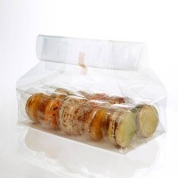 Plastic Bags for 10 Macarons incl. Insert (100 pieces) [MBG2]
