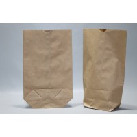 Cross Bottom Bags Kraft (content 1kg) 16.5x26cm - 1 ply 70 grs [100 pieces) [PAK1616]