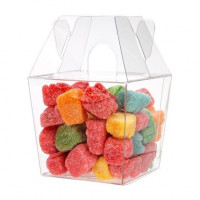 Mini clear Takeout Box 60 x 51 x 54 mm (25 Pieces) [FS282]