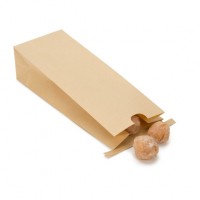 Kraft Bags Brown Reclosable 10.8x6.4x26.7cm (100 pieces) [TTB2K]